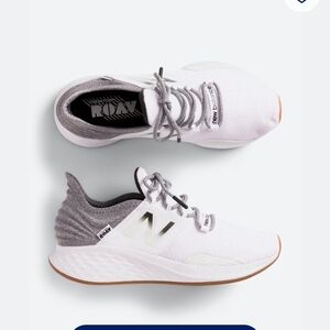 New Balance White and Gray Athletic Shoes